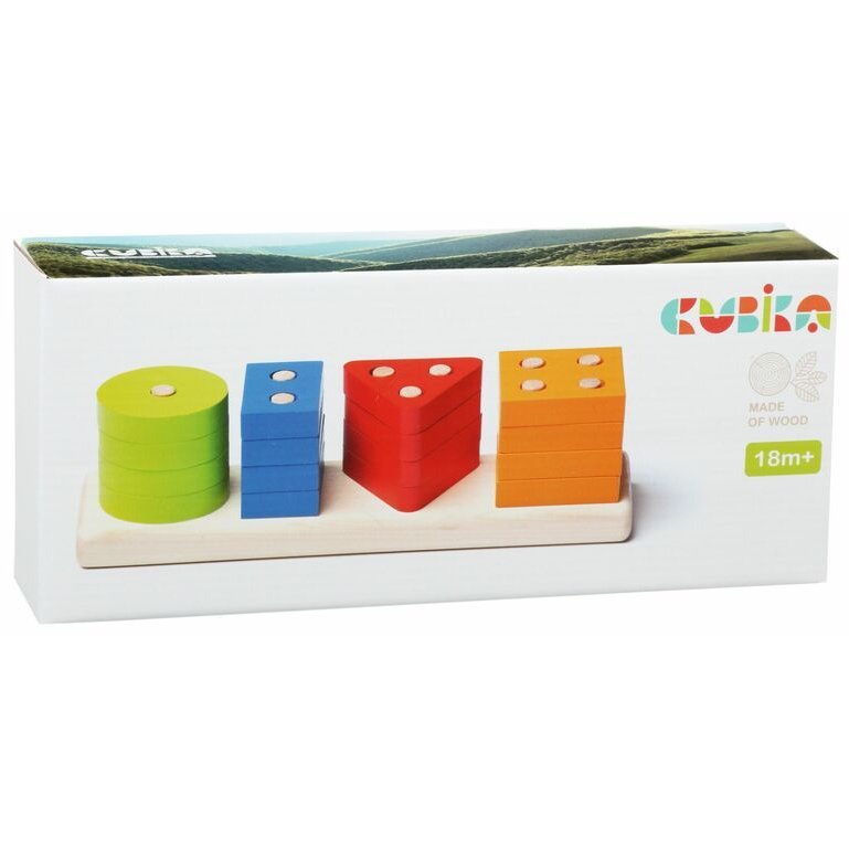 Jucarie din lemn Sortator Forme Geometrice 02