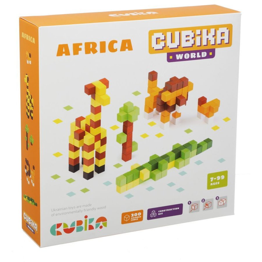 Set de constructie World Africa 200 piese