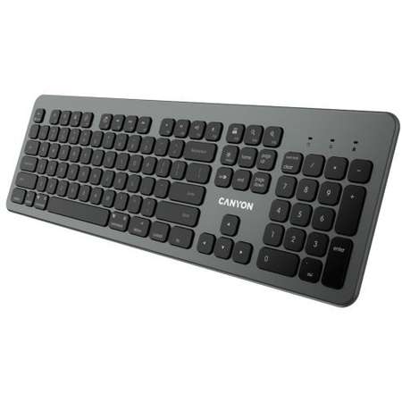 Tastatura Canyon Multimedia Bluetooth MAC Slim Negru