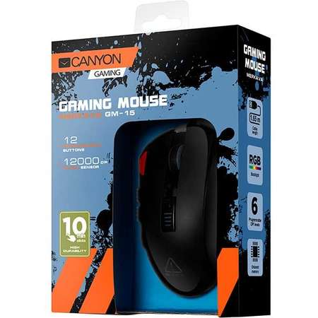 Mouse Gaming Canyon Merkava CND-SGM15 12000dpi Negru