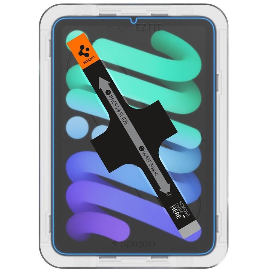 Folie sticla cu sistem de montare Case friendly GLAStR EZ FIT compatibila cu iPad Mini 6 (2021)