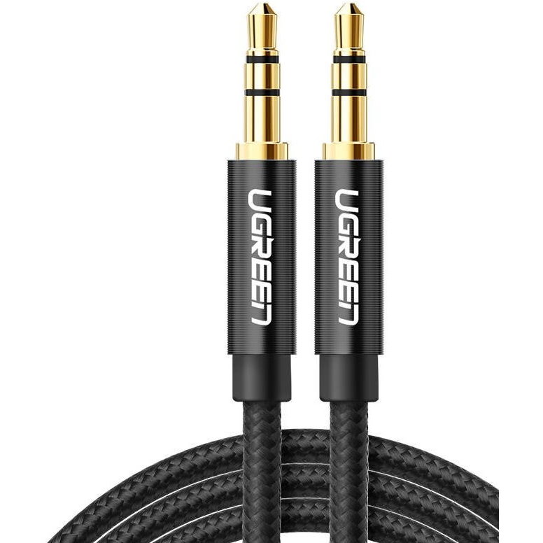 Cablu de date AV112, mini jack 3.5 mm AUX, 2m, Negru