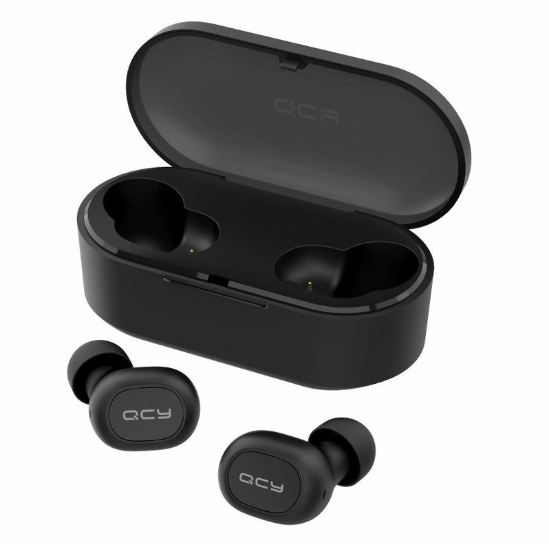 Casti bluetooth wireless T2C TWS Bluetooth 5.0 800 mAh Compatibile Android / iOS Black