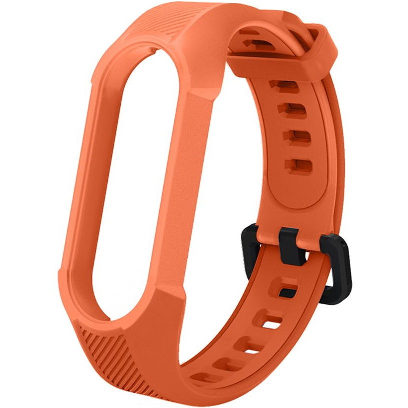 Curea silicon Armour compatibila cu Xiaomi Mi Band 5/6/6 NFC Orange