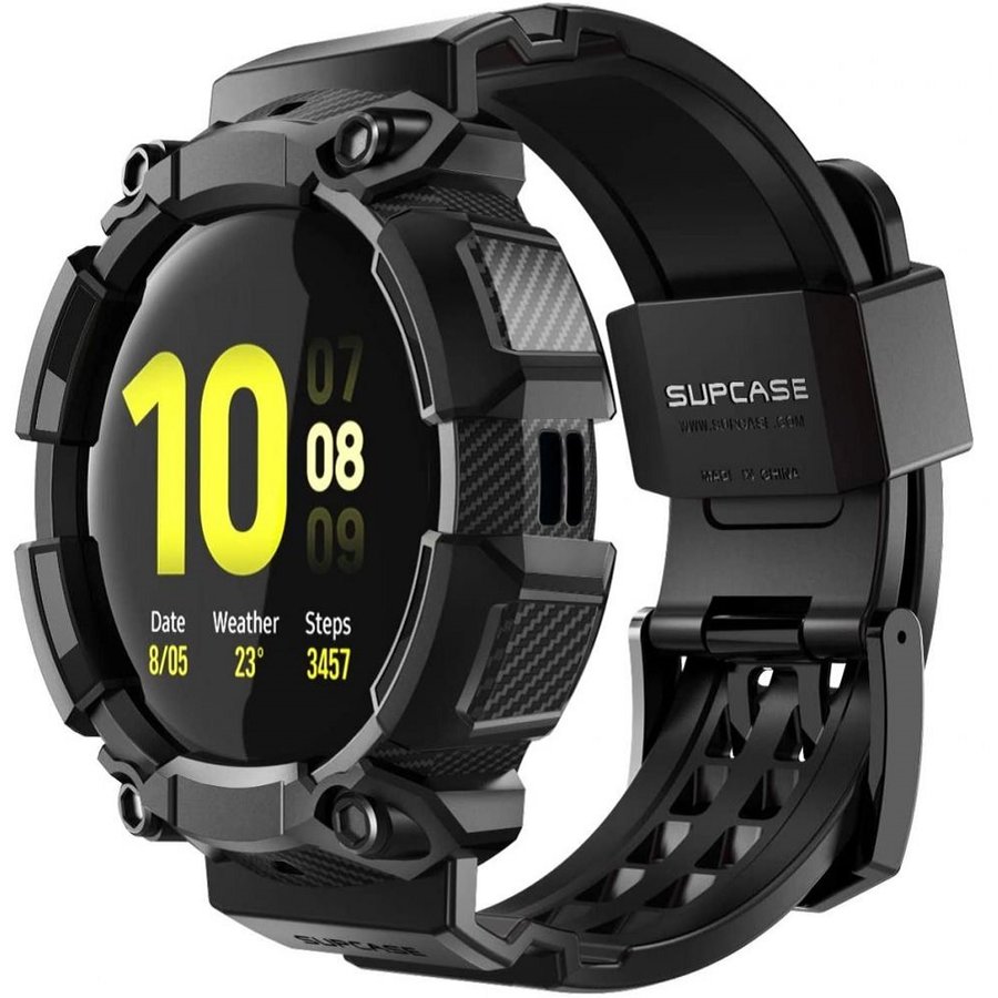 Husa si curea Unicorn Beetle Pro Samsung Galaxy Watch Active 2 (44mm) Black