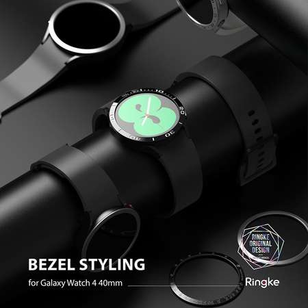 Accesoriu smartwatch Ringke compatibila cu Samsung Galaxy Watch 4 (40mm) Black