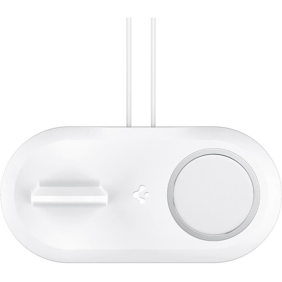Stand incarcare MagFit Duo pentru MagSafe si Apple Watch Alb
