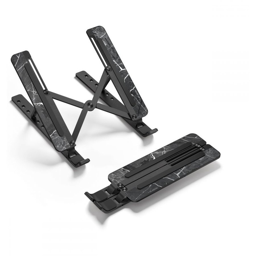 Stand universal laptop i-Blason Cosmo aluminiu pliabil si reglabil Black