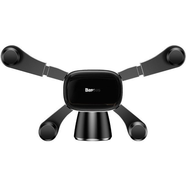 Suport auto universal Horizontal Screen Gravity rotire 360 grade Negru