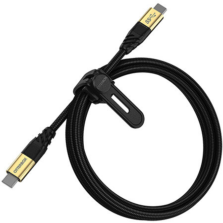 Cablu de date Premium 2xUSB Type-C 3.2, Gen 1, 1.8m, Negru