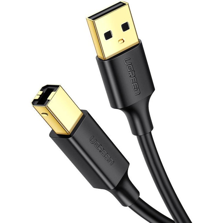 Cablu de date US135, USB-A - USB-B, 480Mbps, 1.5m, Negru