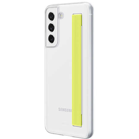 Husa Clear Strap Cover Samsung Galaxy S21 FE 5G White