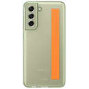 Clear Strap Cover Samsung Galaxy S21 FE 5G Olive Green