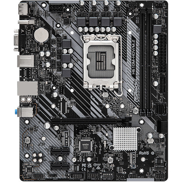 Placa de baza H610M-HDV/M.2 Intel LGA1700 mATX