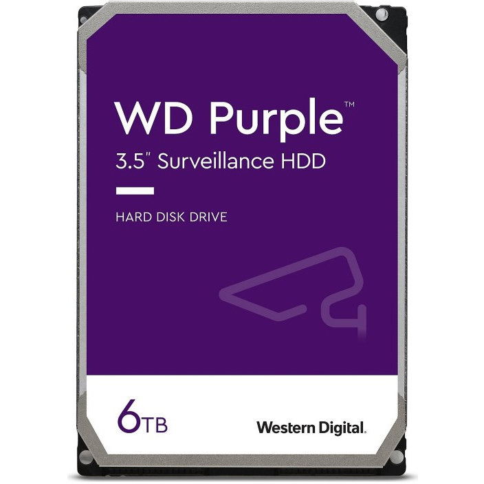 Hard disk Purple 6TB 3.5 inch SATA-III 5640rpm 256MB Bulk