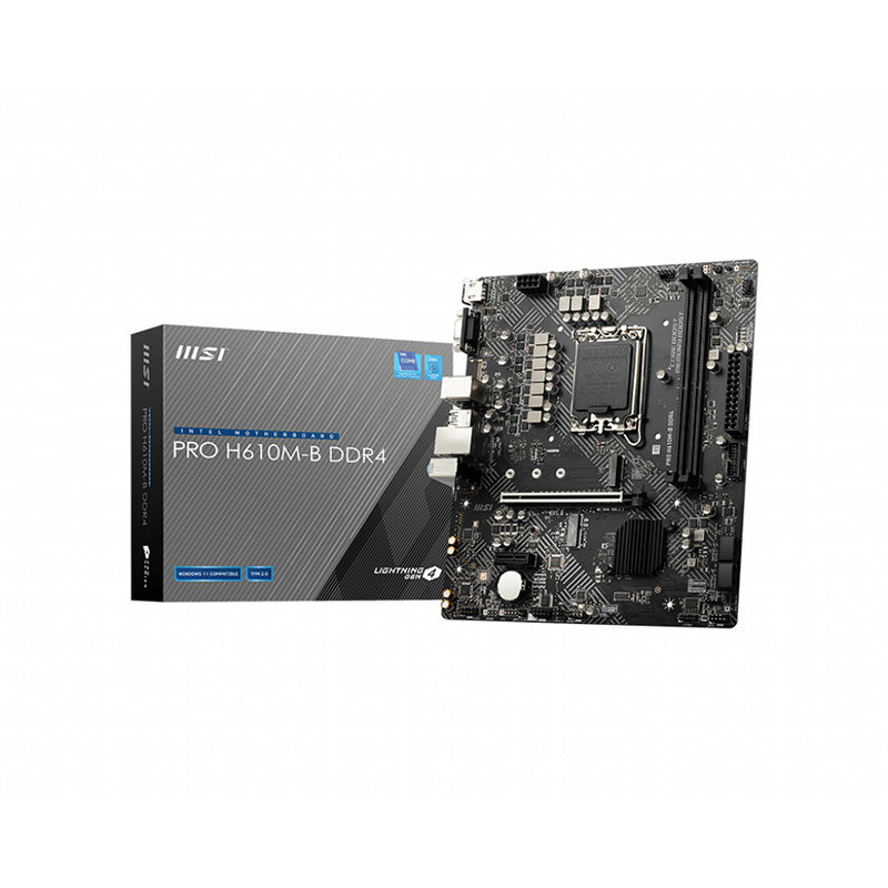 Placa de baza PRO H610M-B DDR4 Intel LGA1700 mATX
