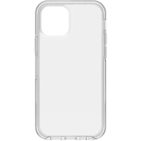 Husa OtterBox Symmetry Clear compatibila cu iPhone 12 Mini cu folie de protectie Alpha Glass, Clear