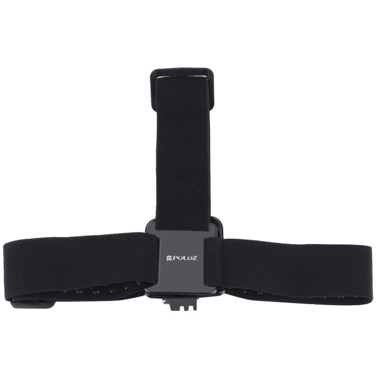 Sistem de Prindere pe Cap PU24 pentru Montare Camere Video de Actiune Negru