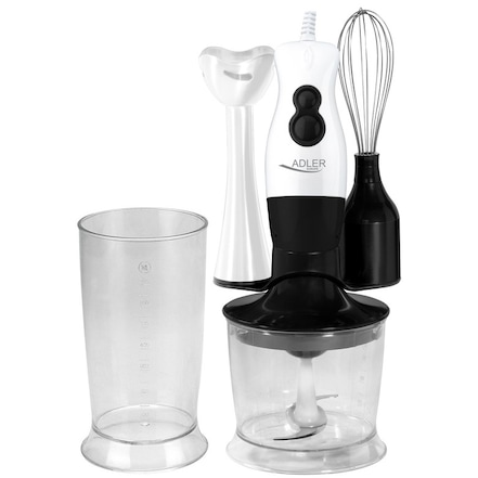 Blender portabil 200W 2 viteze Alb/Negru