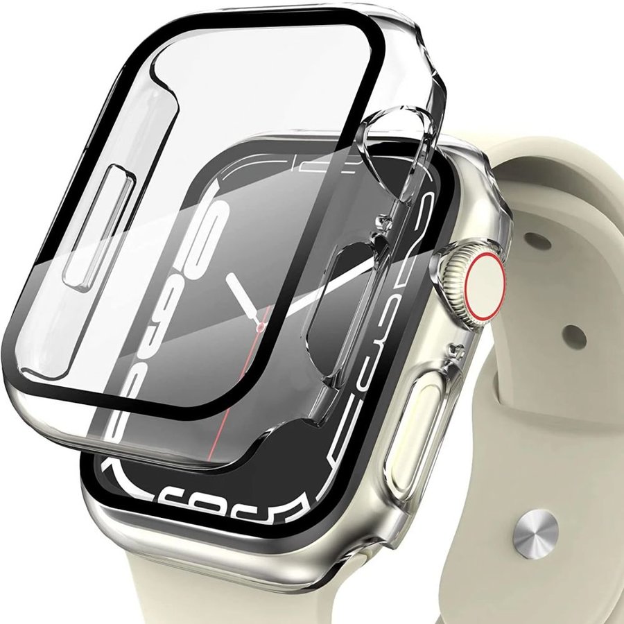 Accesoriu smartwatch Defense 360 compatibila cu Apple Watch 7/8 41 mm Clear