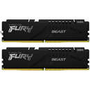 FURY Beast Black 32GB (2x16GB) DDR5 5600MHz CL40 Dual Channel Kit