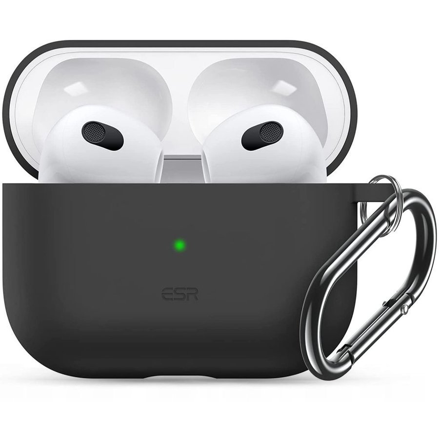 Carcasa Bounce compatibila cu Apple AirPods 3 Black