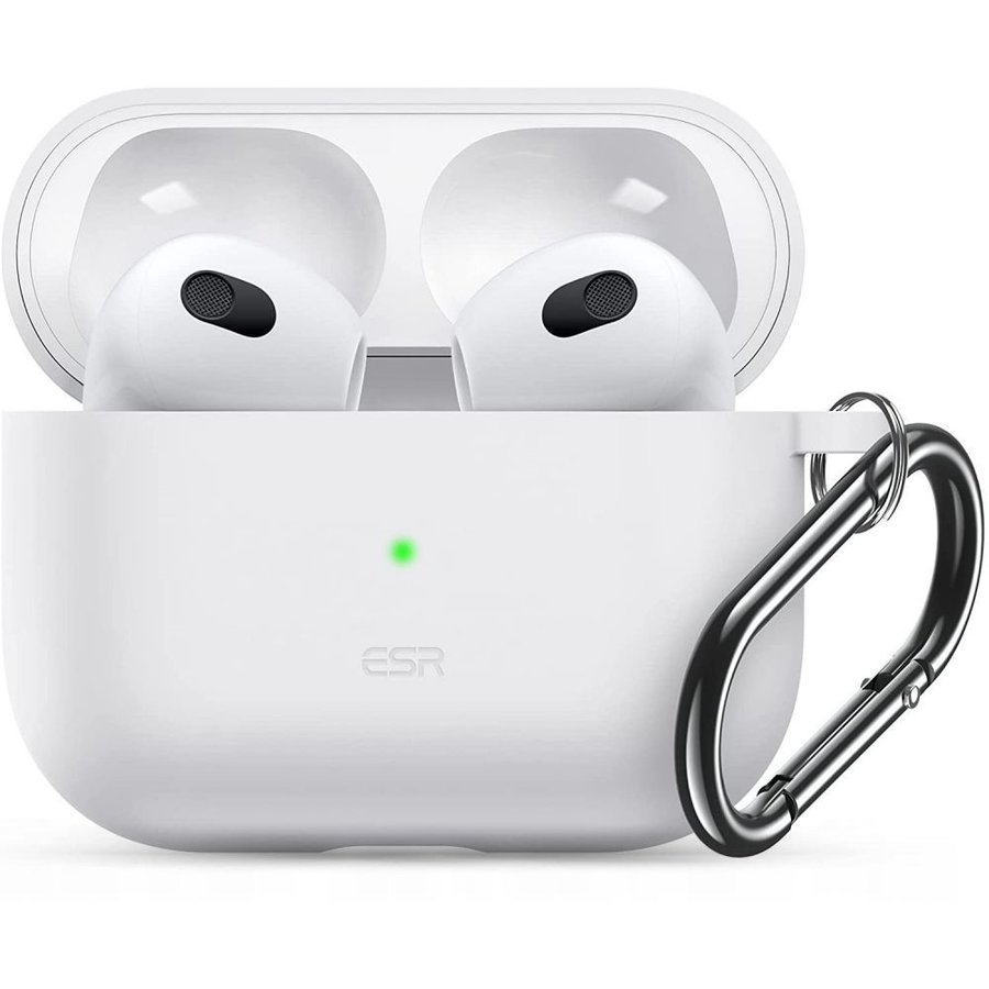 Carcasa Bounce compatibila cu Apple AirPods 3 White