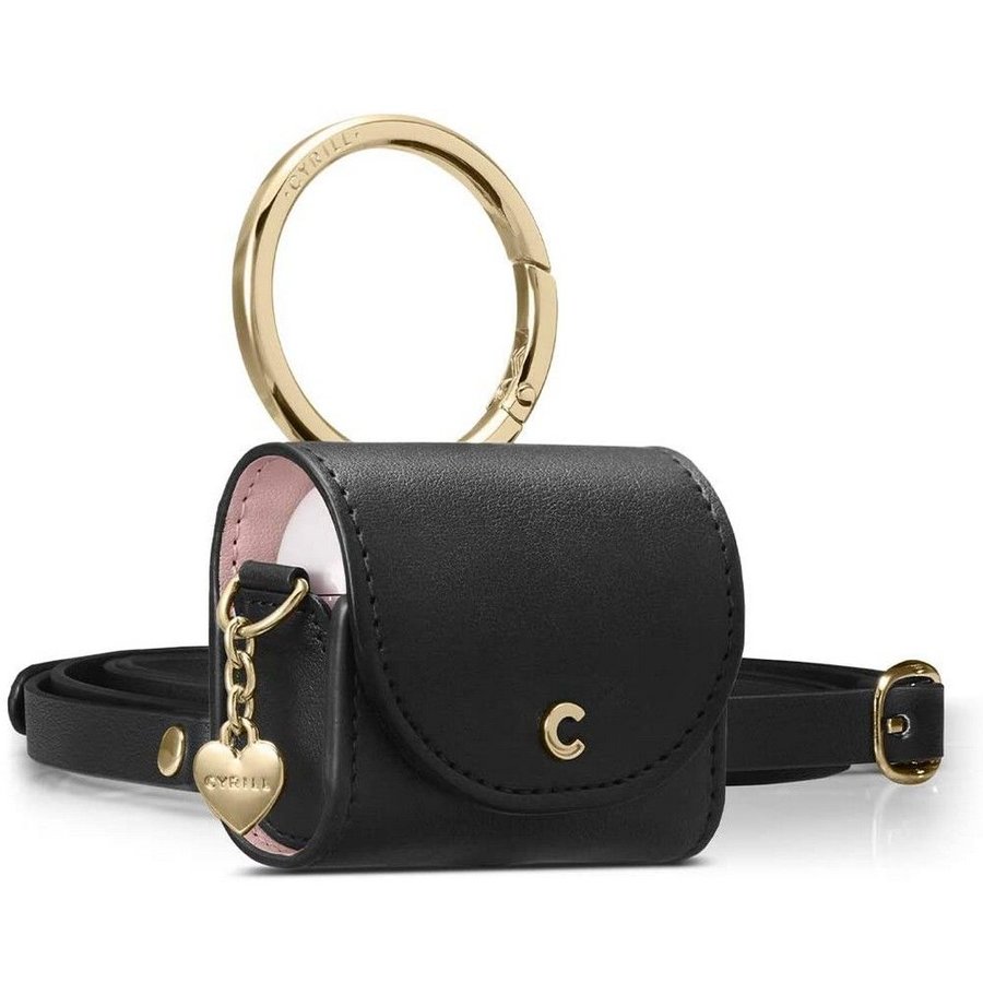 Carcasa Cyrill Leather Mini Bag compatibila cu Apple AirPods 3 Black