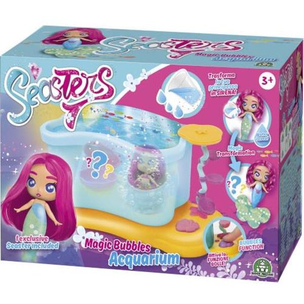 Set de Joaca Seasters Acvariu Magic cu Mini Papusa Sirena