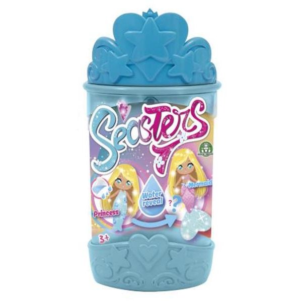 Mini Papusa Sirena Seasters in Coronita Albastra