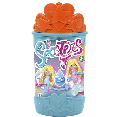 Mini Papusa Sirena Seasters in Coronita Portocalie