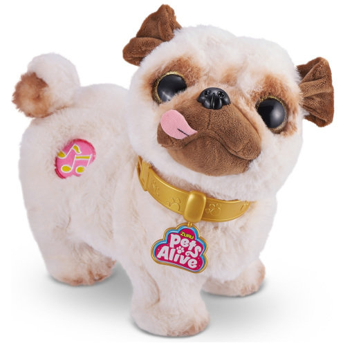 Jucarie Interactiva de Plus Pets Alive Catelusul Pug