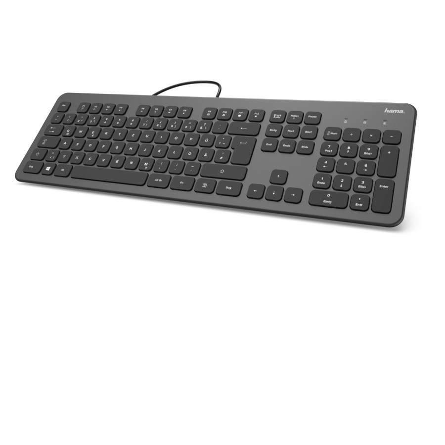 Tastatura cu fir KC-700 Antracit/Negru