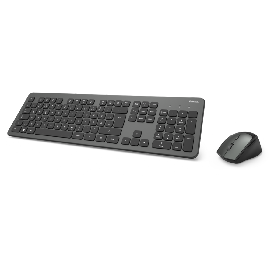 Kit tastatura si mouse KMW-700 Port USB Antracit/Negru