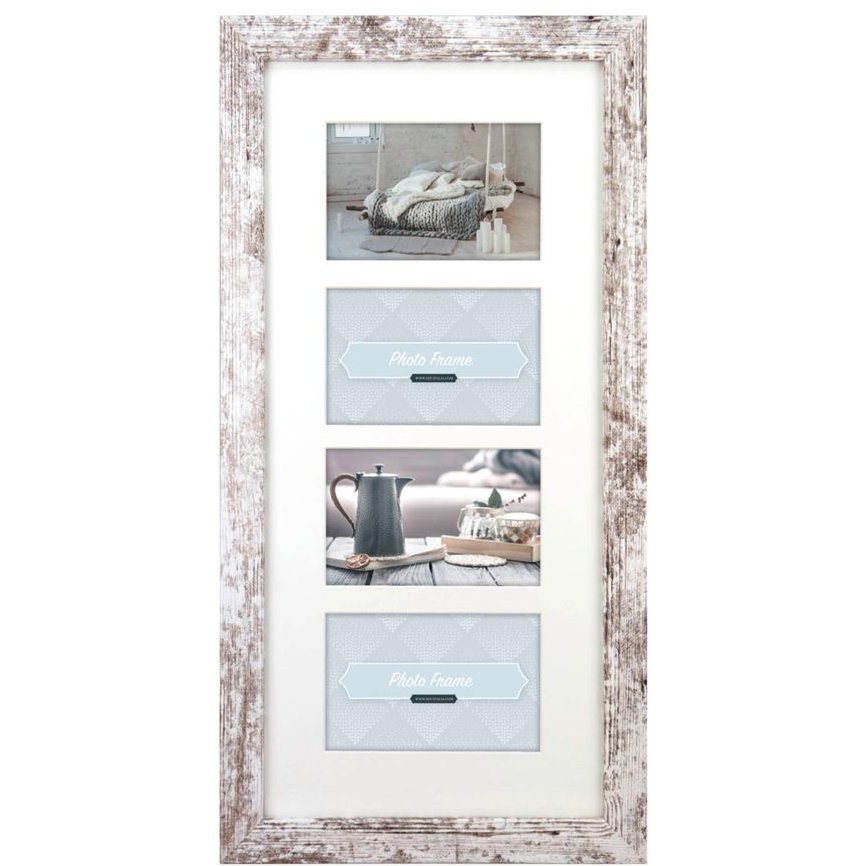 Rama foto Nelson6 4x10x15cm Wood White Brown