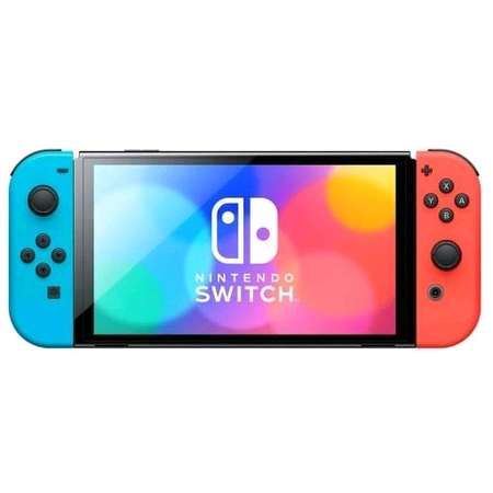 Nintendo Switch 4K Gamer+ Consola Nintendo Switch OLED Neon Rosu/Albastru ITGalaxy.ro