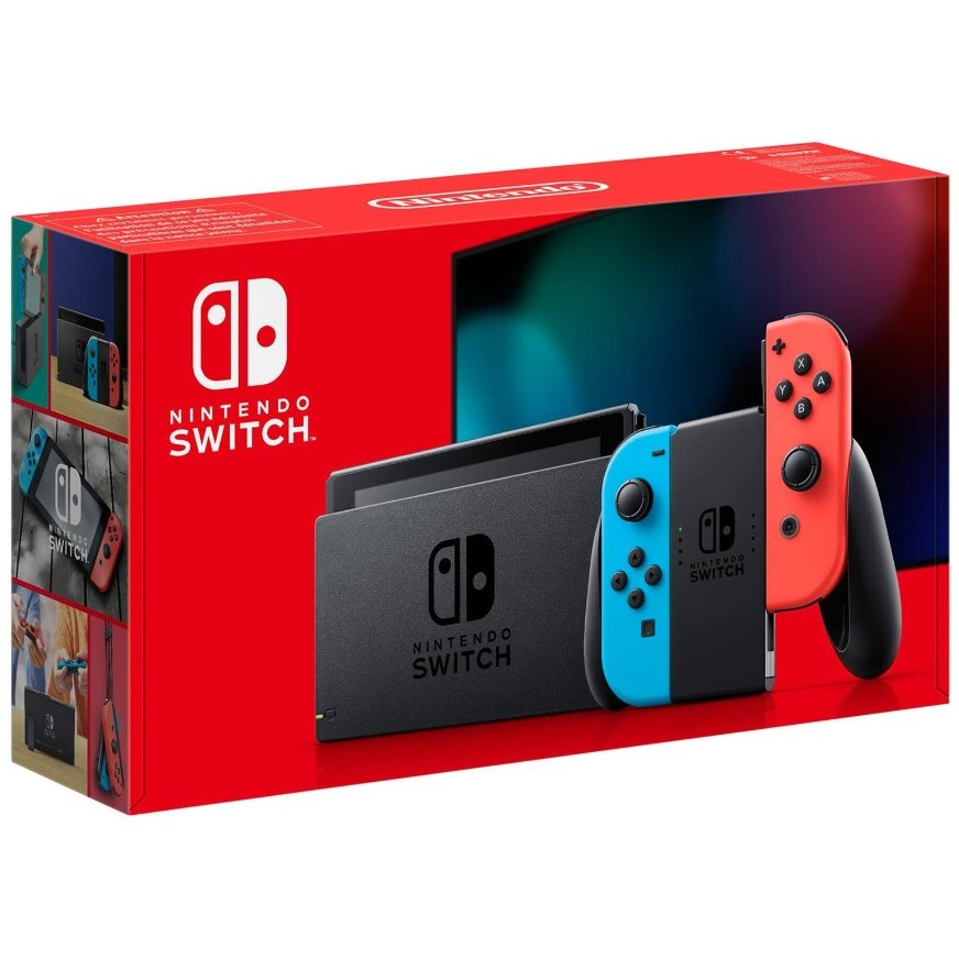 Consola Switch Rosu/Albastru (2019)