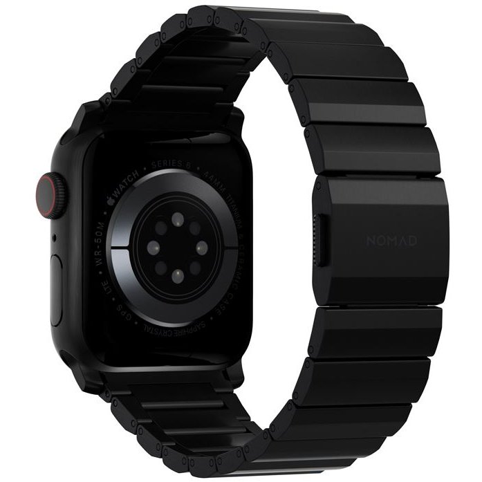 Accesoriu smartwatch Titanium V2 compatibila cu Apple Watch 4/5/6/7/8/SE/Ultra 42/44/45/49mm Black