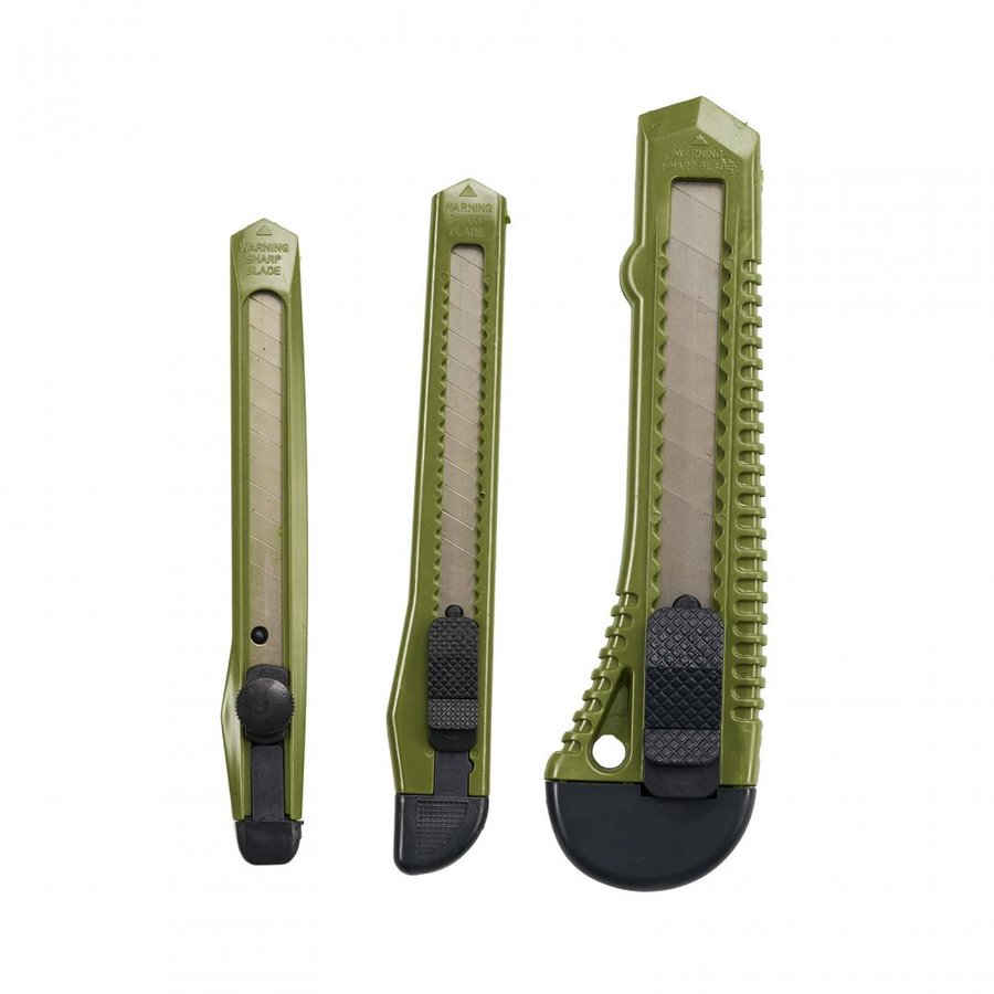 Set 3 Cuttere PCC007 Verde
