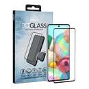 Sticla 3D Edge to Edge pentru Samsung Galaxy A72 / A72 5G Clear Black (0.33mm, 9H, oleophobic)
