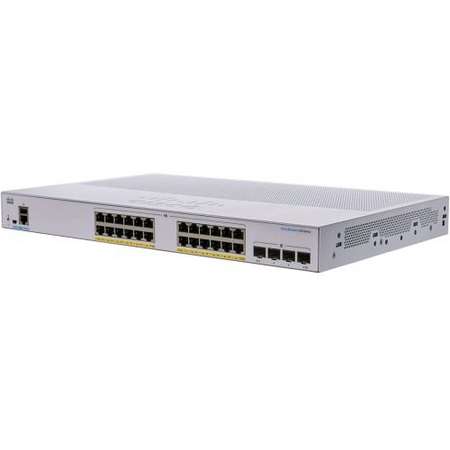 Switch Cisco CBS250 Smart 24x RJ45 4x SFP Managed Fara PoE Silver