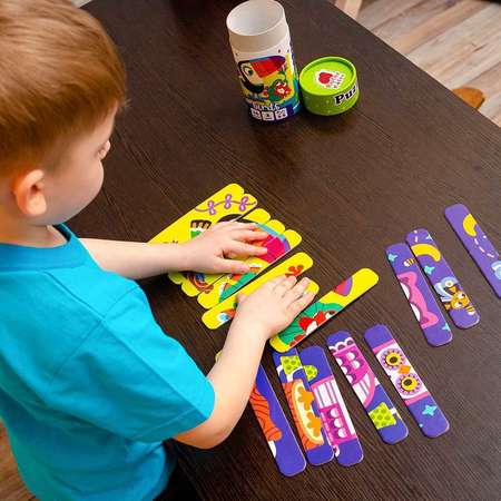 Set puzzle-uri din betisoare Roter Kafer Pasari 16 Piese 3 Ani+