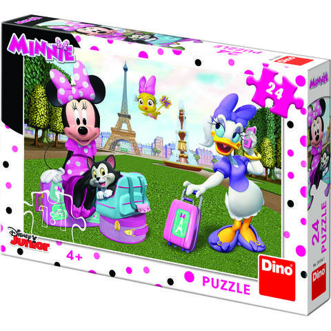 Puzzle Dino Minnie și Daisy 24 Piese 4-6 Ani