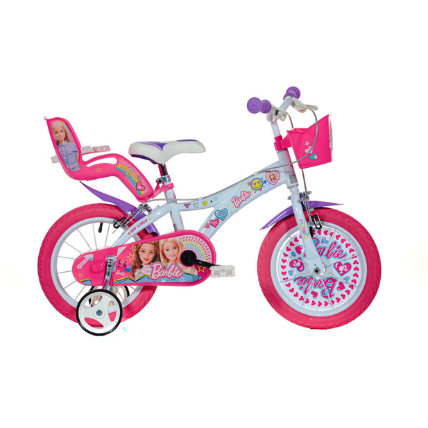 Bicicleta copii Barbie la plimbare 16 inch
