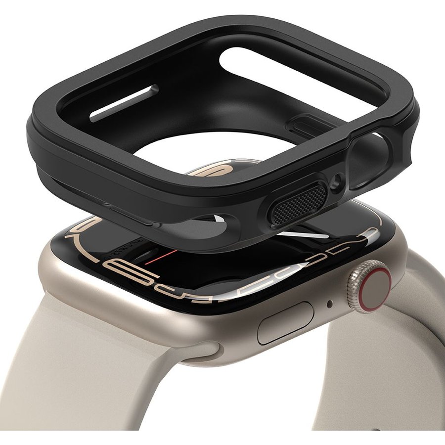 Carcasa Air compatibila cu Apple Watch 7 41mm Black
