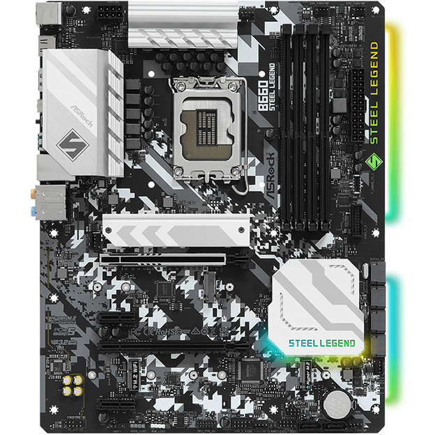 Placa de baza B660 Steel Legend DDR4 Intel LGA1700 ATX