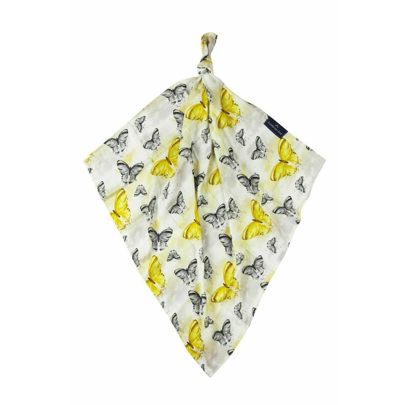 Scutec multifunctional din fibra de bambus 75x75cm Butterflies