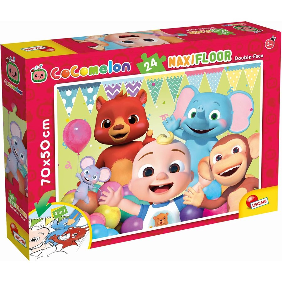 Puzzle de colorat maxi Cocomelon si prietenii 24 piese