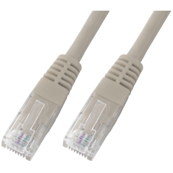 Patchcord U/UTP Cat6 PVC 5m Grey