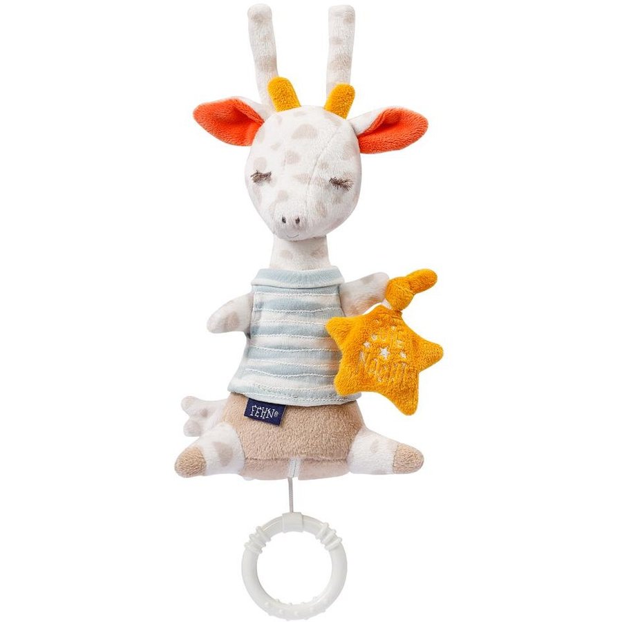 Jucarie muzicala mini Girafa somnoroasa 19cm